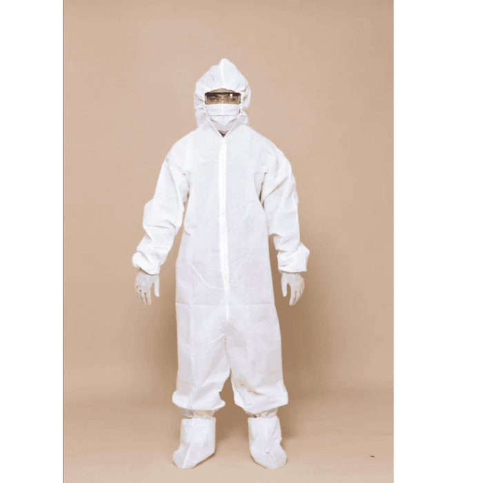 PPE Coverall and shoe cover 42gsm (10 set) white