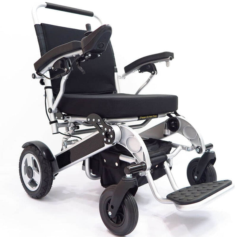 Black Lightweight Power Wheelchair 26kg (18") - Asian Integrated Medical Sdn Bhd (ielder.asia)