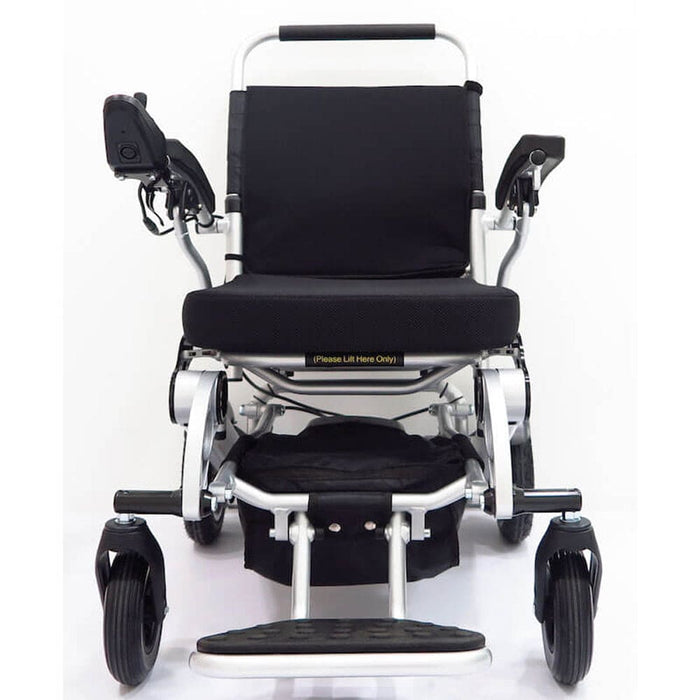 Black Lightweight Power Wheelchair 26kg (18") - Asian Integrated Medical Sdn Bhd (ielder.asia)