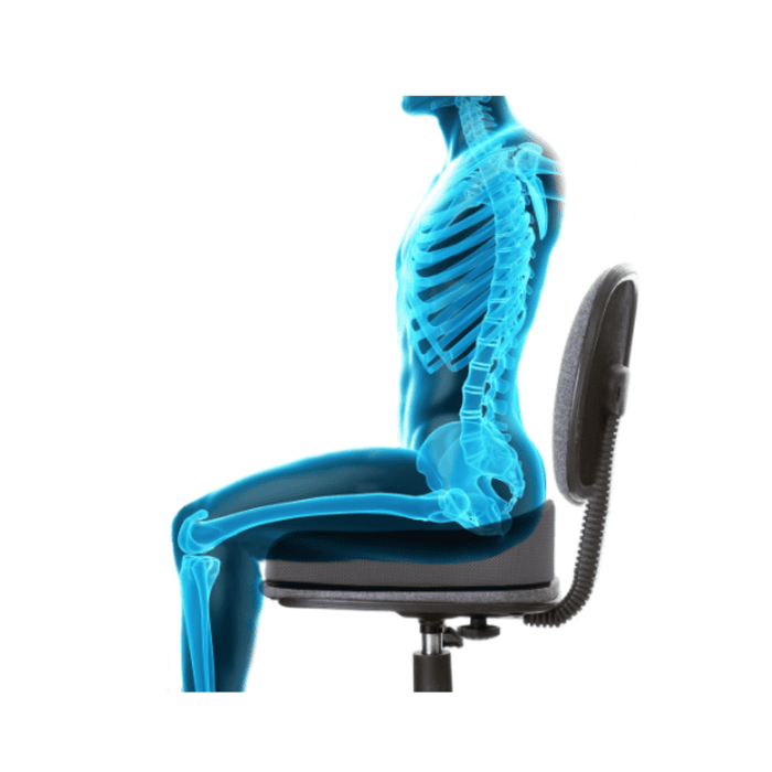 骨盆座椅 - 符合人体工程学的舒适身体支撑垫，带 Veta-Gel |平衡开启