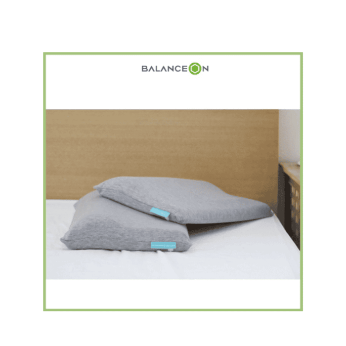 Pillow EZ Fit Pillow (Normal/Slim) - Ergonomic C-Curve Support With Veta-Gel | BalanceOn
