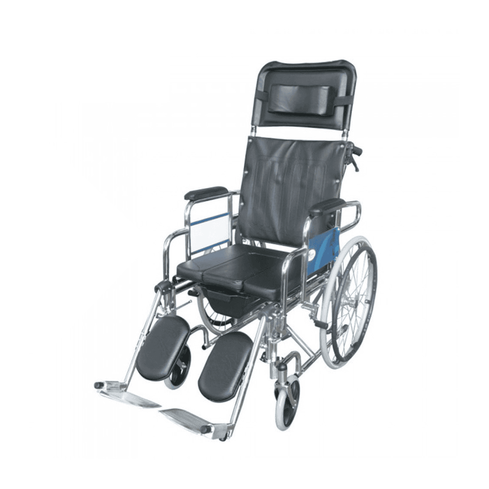Reclining Commode Wheelchair | Hopkin