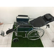 Steel Reclining Wheelchair 24kg (18") - Asian Integrated Medical Sdn Bhd (ielder.asia)