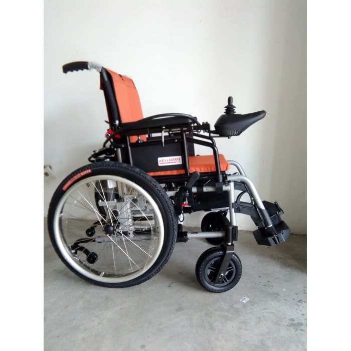 Orange Rocket Plus Lightweight Motorized Wheelchair (35kg) - Asian Integrated Medical Sdn Bhd (ielder.asia)