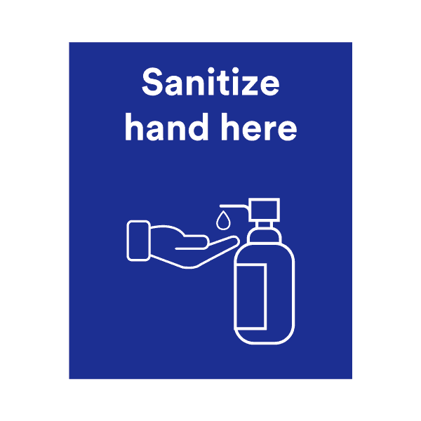 Stay Safe Counter/Wall (3M) Stickers