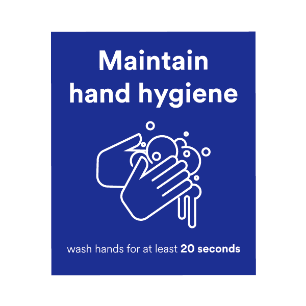 Stay Safe Counter/Wall (3M) Stickers