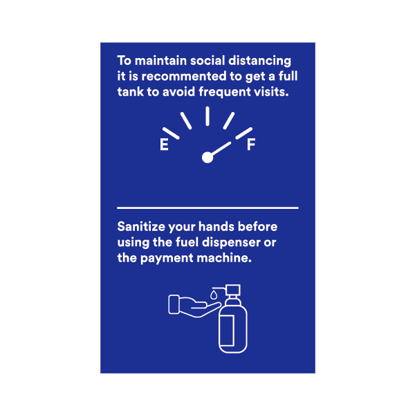 Stay Safe Counter/Wall (3M) Stickers