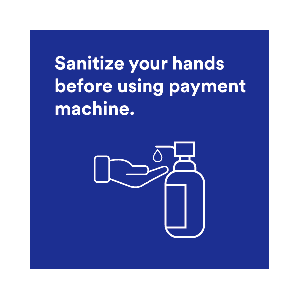 Stay Safe Counter/Wall (3M) Stickers