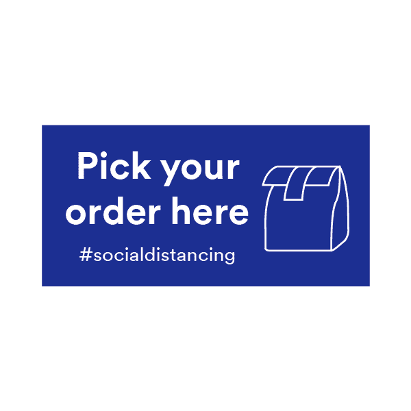 Stay Safe Counter/Wall (3M) Stickers