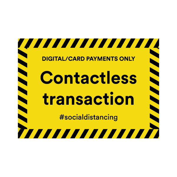 Stay Safe Counter/Wall (3M) Stickers