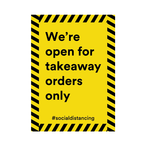 Stay Safe Counter/Wall (3M) Stickers