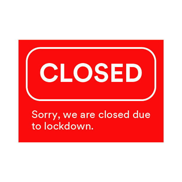 Stay Safe Counter/Wall (3M) Stickers