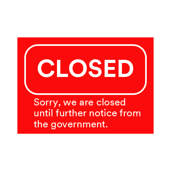 Stay Safe Counter/Wall (3M) Stickers