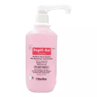 Septisol hand sanitizer (Alcohol Based) 500ml (Limit 2 bottle per customer) - Asian Integrated Medical Sdn Bhd (ielder.asia)