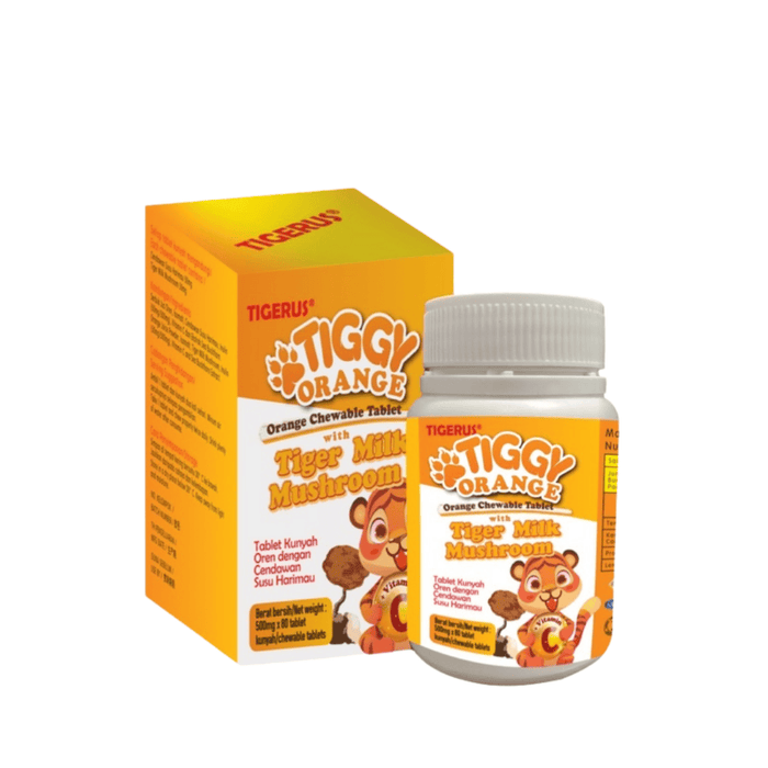 TIGERUS® TIGGY Orange Chewable Tablets (500mg) (MADE IN MALAYSIA)