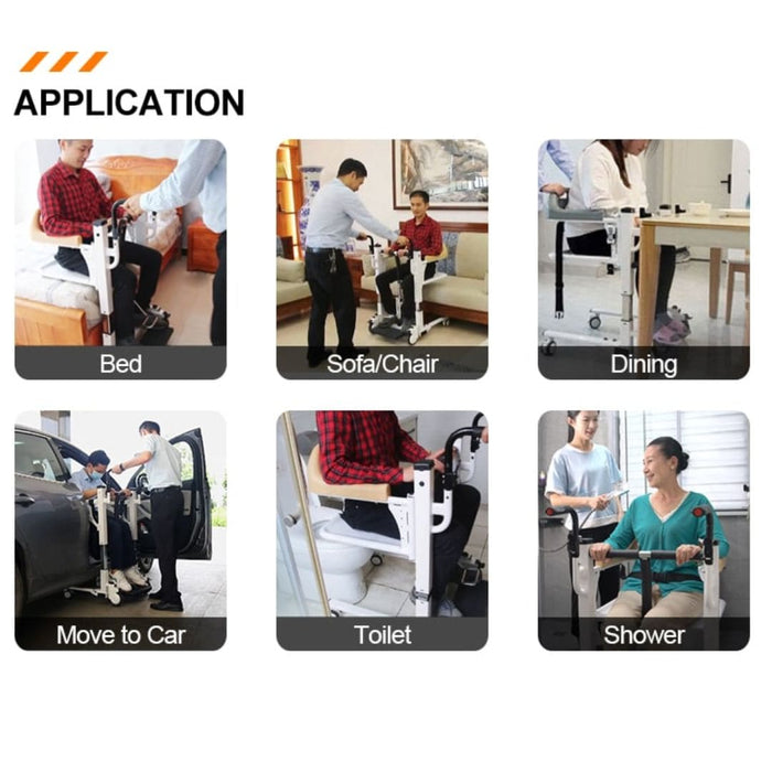 Transfer Chair For Patients Lift Hydraulic Transfer Chair With Commode ...