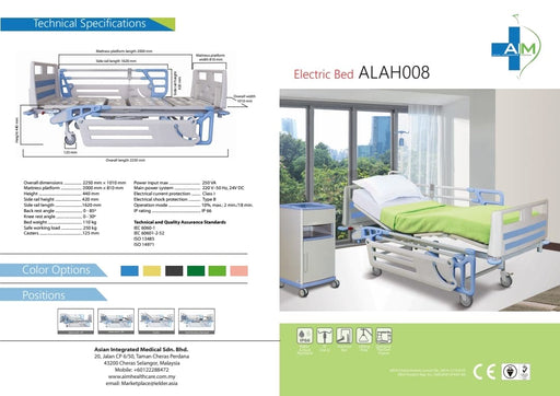 2 Function Hospital Electric Bed