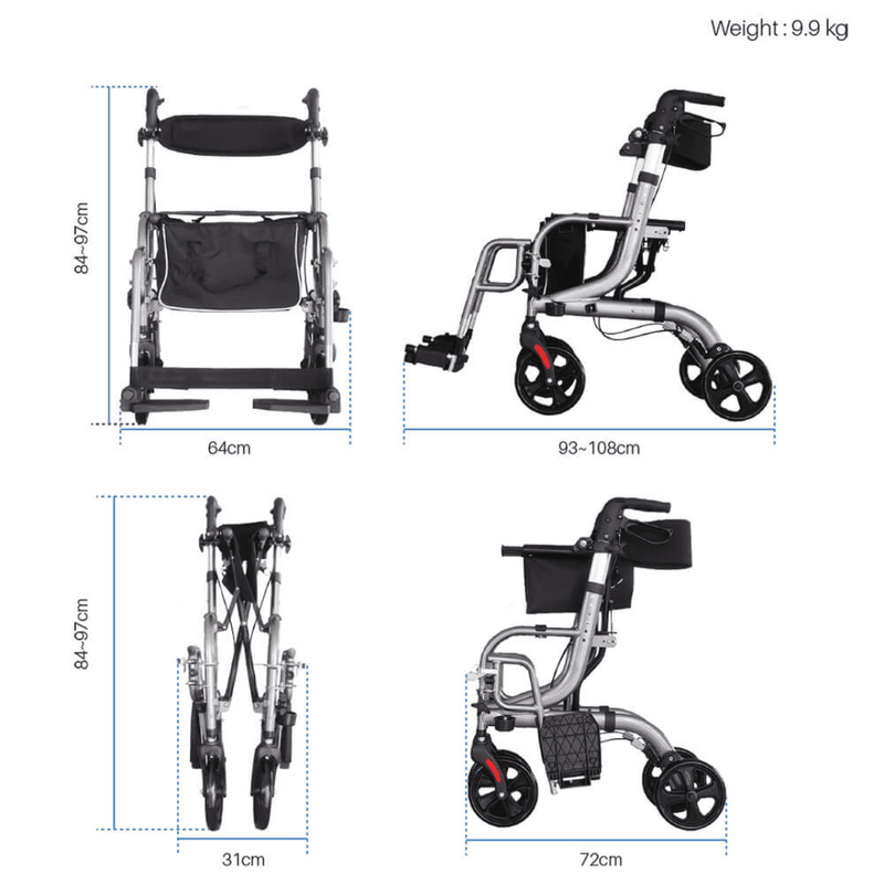 Foldawheel Walker (Rollator)