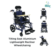 Tilting Seat Aluminium Lightweight Recliner Wheelchair (16 inch)