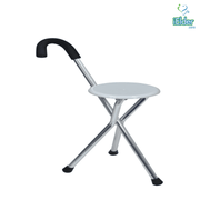 air Adjustable and Foldable Portable Seat Cane