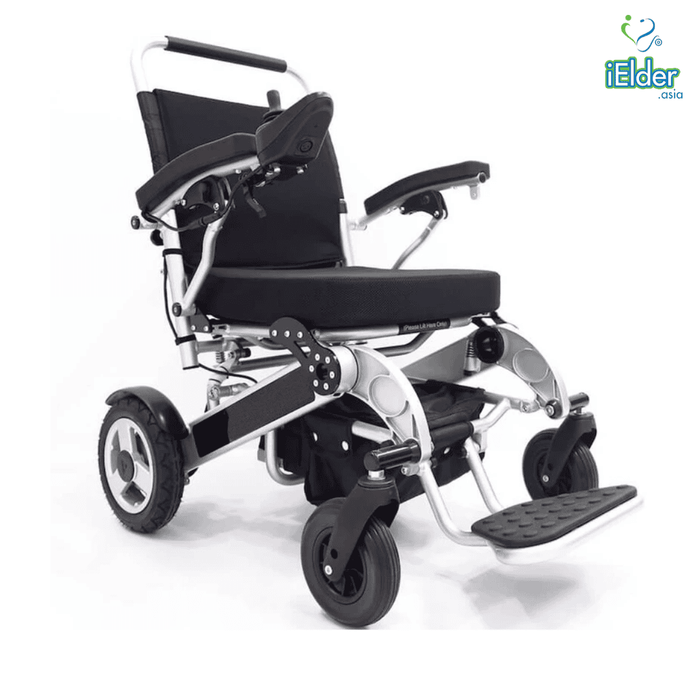 Black Lightweight Power Wheelchair 26kg (18")