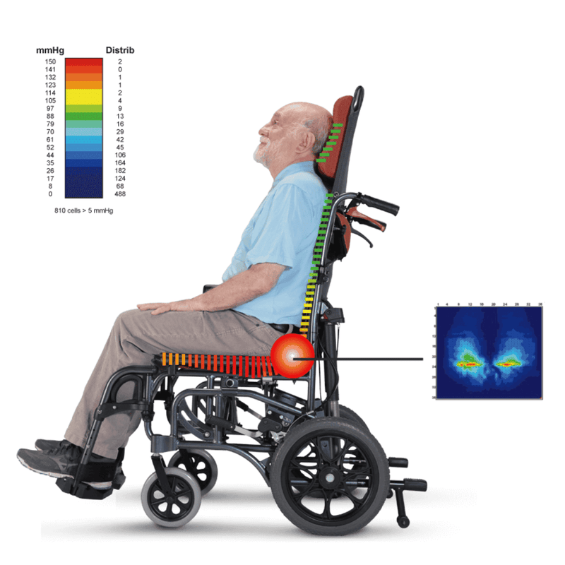 Positioning Tilt-in-Space Wheelchair VIP515 | Karma