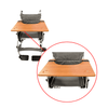 Wooden Wheelchair Tray With 2 Cup Holder Accessories