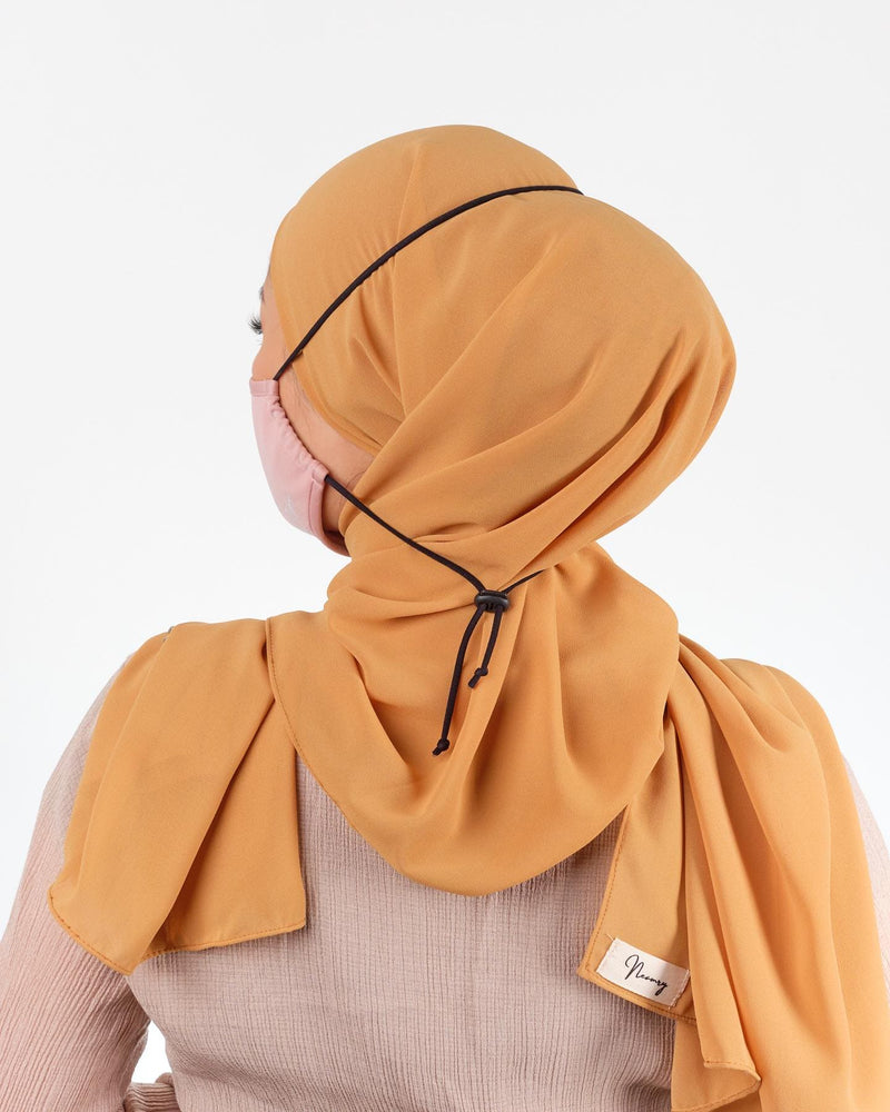 Bae Hanna SkinLab Fabric Face Mask Hijab Friendly Version Headloop (Blush Pink)