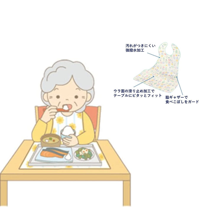 Non-Slip Water Resistance Meal Elderly Apron Bib 108 x 78 cm