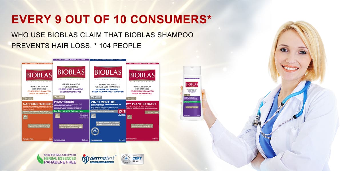 [New Arrival] Bioblas Herbal Hair Loss Shampoo For Anti Dandruff (360ML)