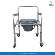 Fair Blue Aluminium Commode Chair