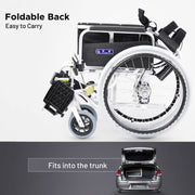 Detachable Armrest & Footrest Wheelchair KA822-45 | Kawamura