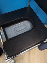 Chrome Steel DAF (Detachable Arm Rest & Foot Rest) Commode Push Chair - Asian Integrated Medical Sdn Bhd (ielder.asia)