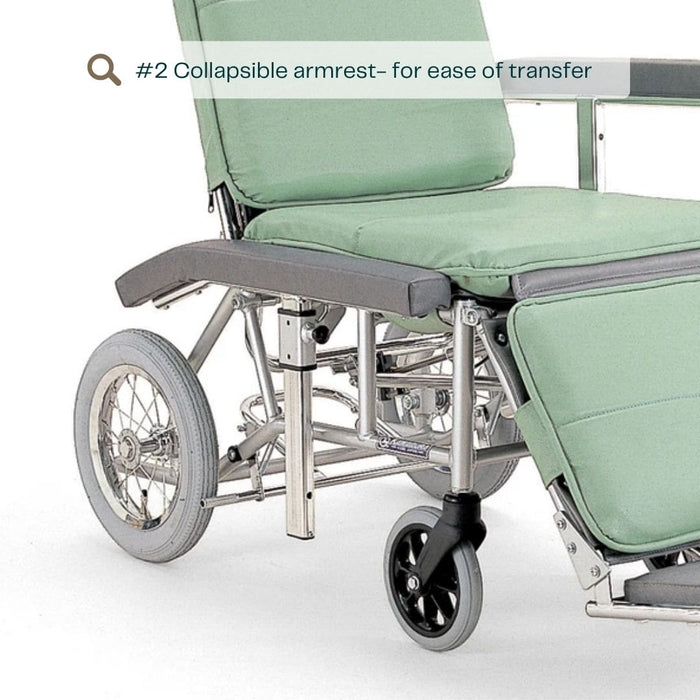 Reclining Wheelchair | Kawamura RR60NB