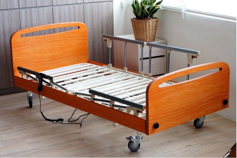 [Pre Order]  3 Functions Wooden Electric Home Care Bed | Brown