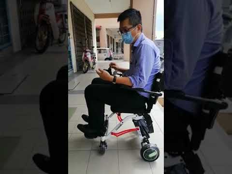 Smart Aluminium Brushless Motor Electric Wheelchair