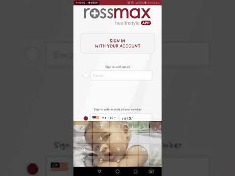 ROSSMAX Body Fat Monitor with Scale Bluetooth Model WF262