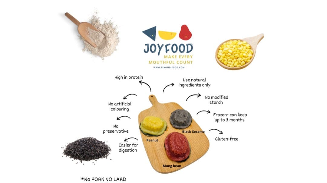 Joy Food Ang Ku Kueh | Makanan Beracuan Tulen ( 6 keping/beg)