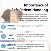 safe patient transfer board for wheelchair