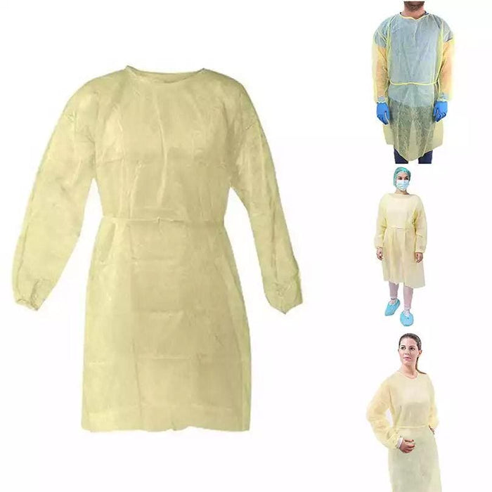 Isolation.gown PE coated, yellow - Asian Integrated Medical Sdn Bhd (ielder.asia)