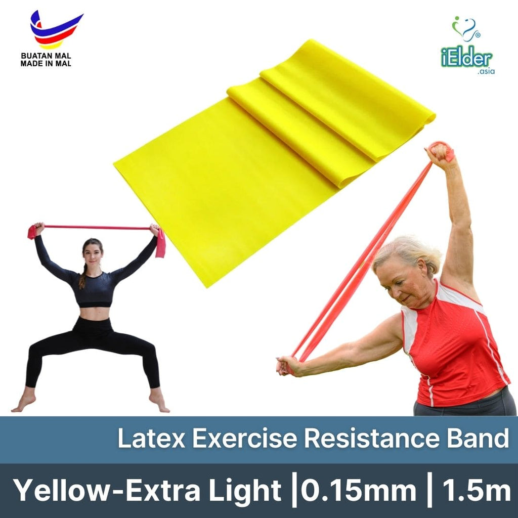 Resistance Band for Seniors: Exercise Band specifically Created for Seniors  with Light Resistance and Longer Length + Instruction Guide. Latex Free.  Exercise , Stretching , Physical Therapy : : Sports & Outdoors