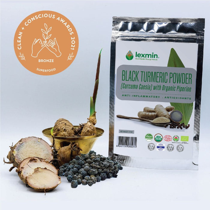 Lexmin® Black Turmeric with Piperine Powder (Certified Organic)