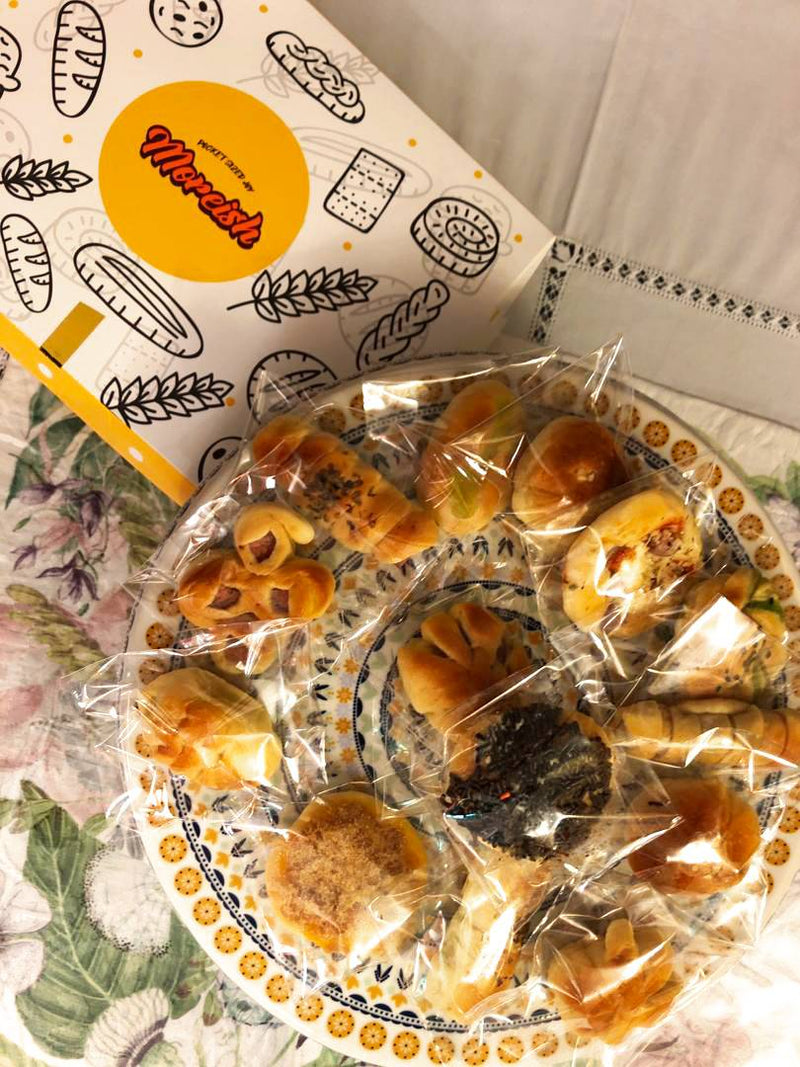 MOREISH Bread Roti Unyil (1 box= 25pcs mix)