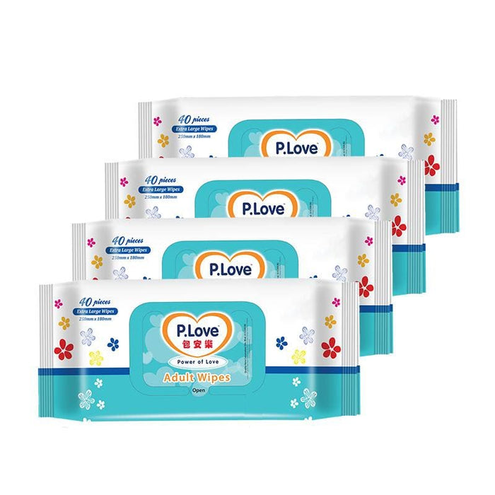 P.Love Adult Wipes (wet tissue) 40 sheets/pack