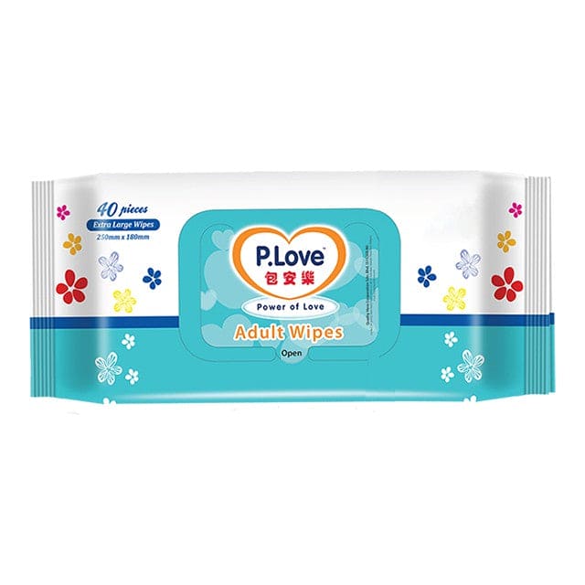 P.Love Adult Wipes (wet tissue) 40 sheets/pack