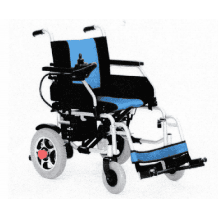 Blue & Black Powered Wheelchair Saver 18" (Chargeable) (43.5kg) - Asian Integrated Medical Sdn Bhd (ielder.asia)