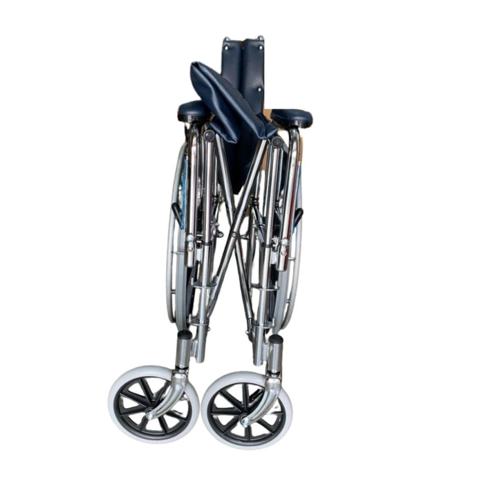 Fair Chrome Steel Reclining Wheelchair (Detachable Armrests, Elevating Footrests) 25kg