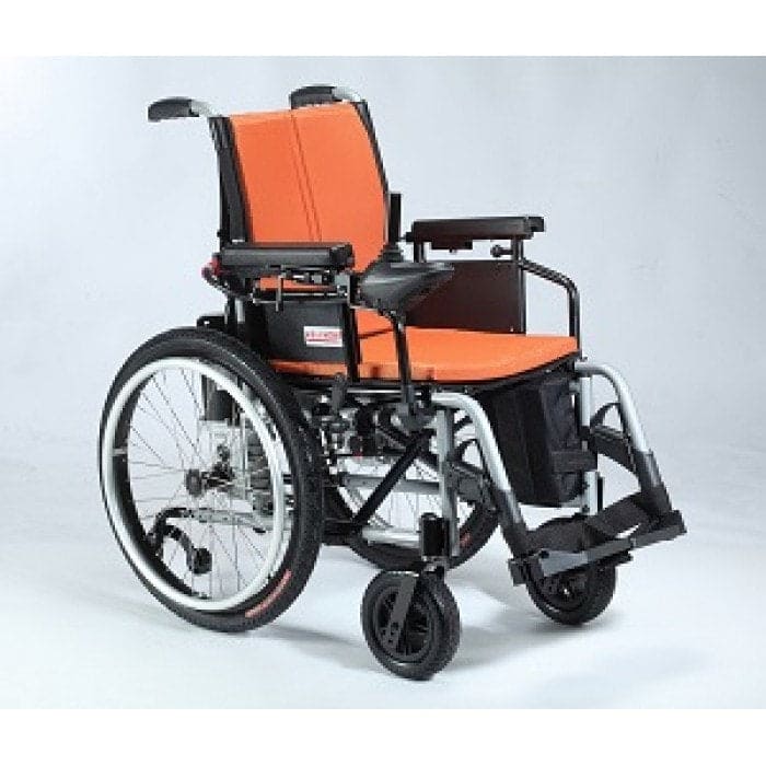 Orange Rocket Plus Lightweight Motorized Wheelchair (35kg) - Asian Integrated Medical Sdn Bhd (ielder.asia)