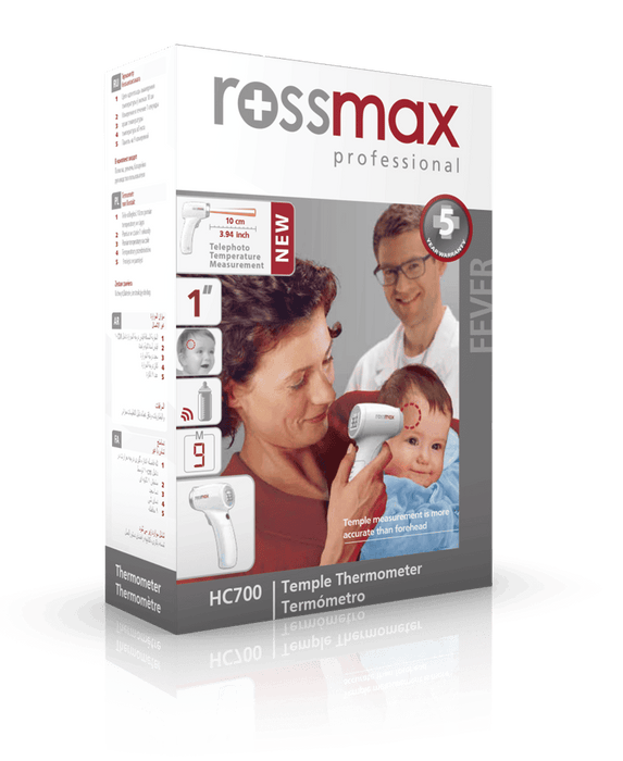 Swiss Brand Rossmax Non Contact Thermometer HC700 [professional units meant for heavy duty use, 1 battery can use up to 3000 measurements] - Asian Integrated Medical Sdn Bhd (ielder.asia)