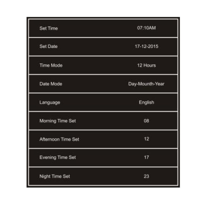 8" Digital Calendar Day Clock - Orientation Dementia Clock
